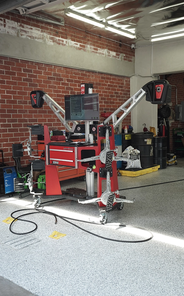 Auto Diagnostic Equipment in a Local Auto Repair Shop Near Me